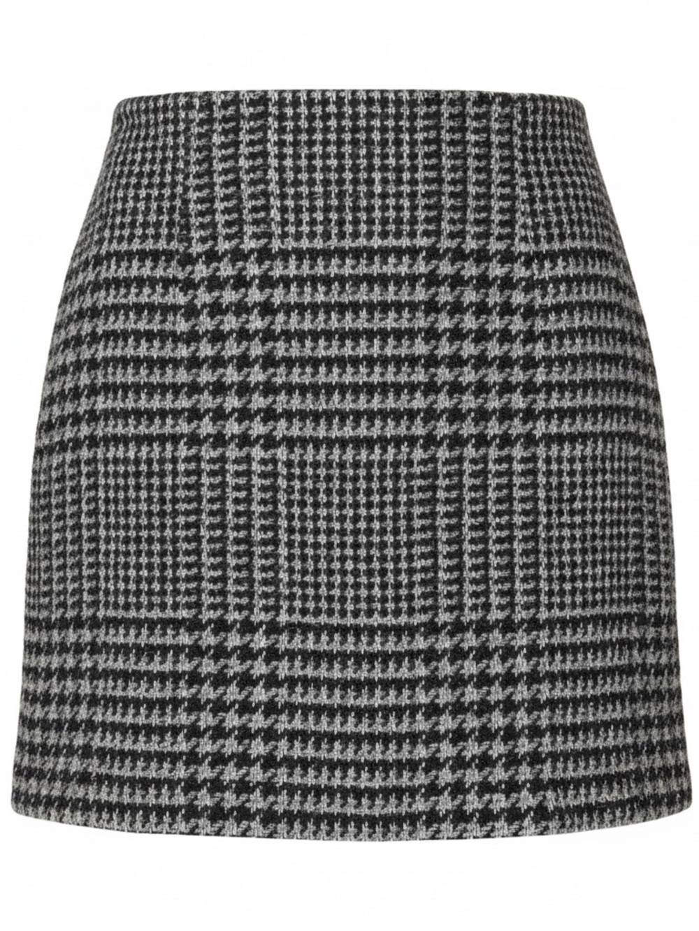 Jack Wills Black Grey Houndstooth Tweed Skirt